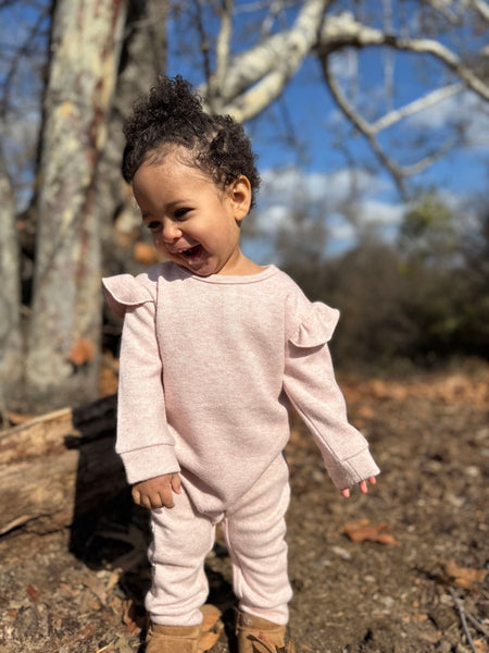 Noelle Romper - Pink