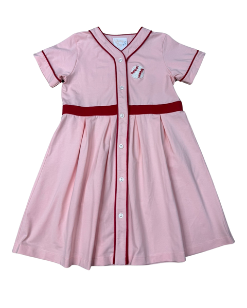 Girls Play Baseball Dress