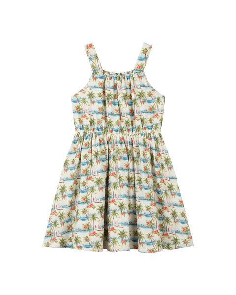 Sloane Dress-Hawaiian Palms