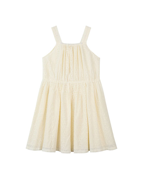 Sloane Dress- Cream Eyelet