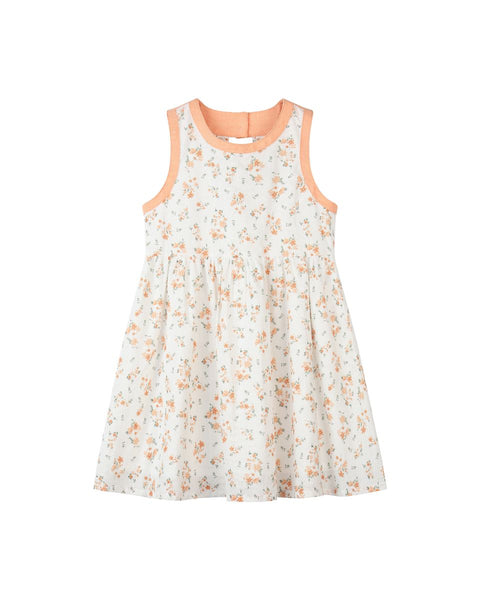 Adele Dress- Orange Floral
