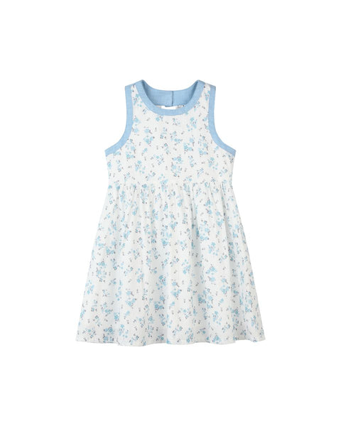 Adele Dress- Blue Floral