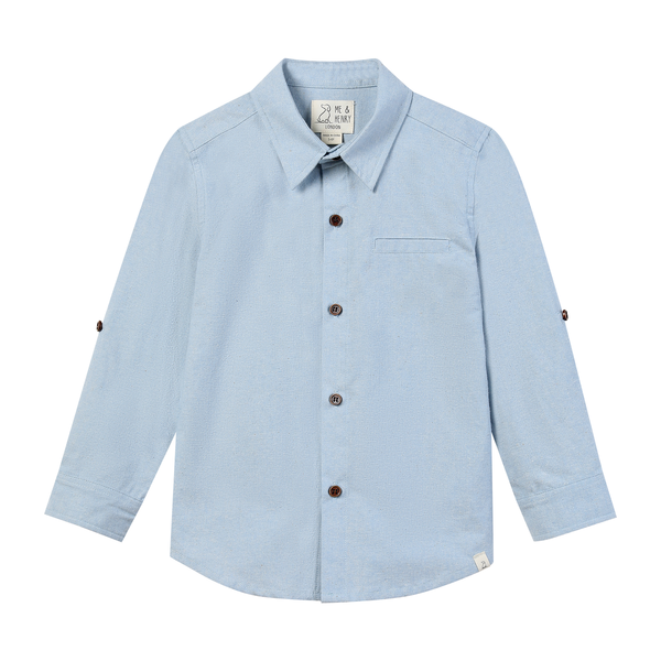 ATWOOD woven shirt- pale blue chambray