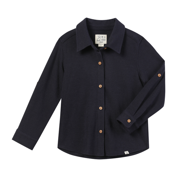 COLUMBIA jersey shirt -Navy