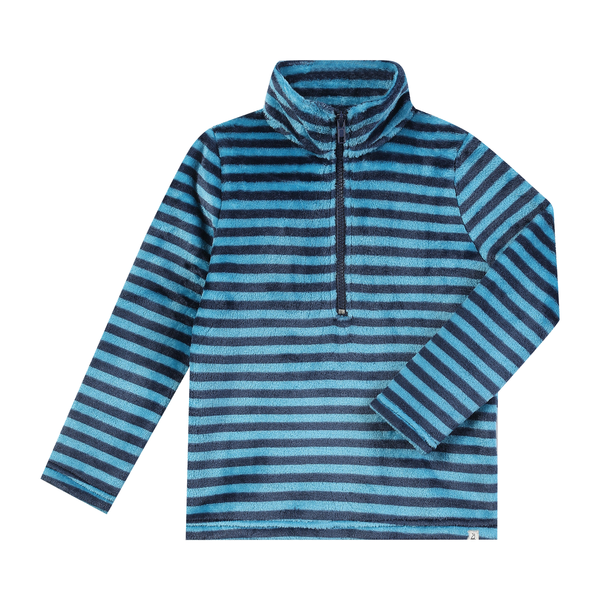 MACCHU sherpa - teal/navy stripe