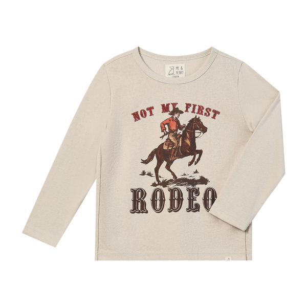 CHEROKEE printed tee- not my first rodeo print