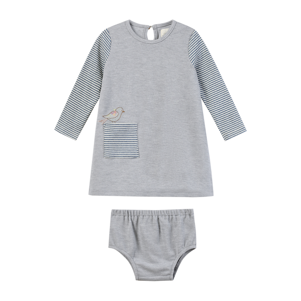Quinn Dress -Blue Bird