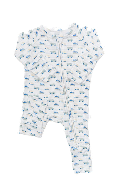Construction Zone  Sleep Romper