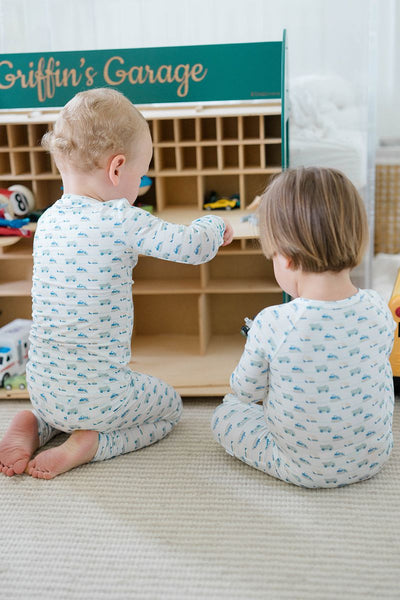 Construction Zone  Sleep Romper