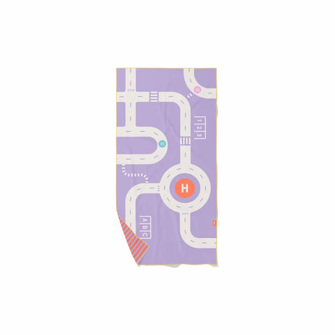 Quut Play Towels-Size M, Road Lavendar