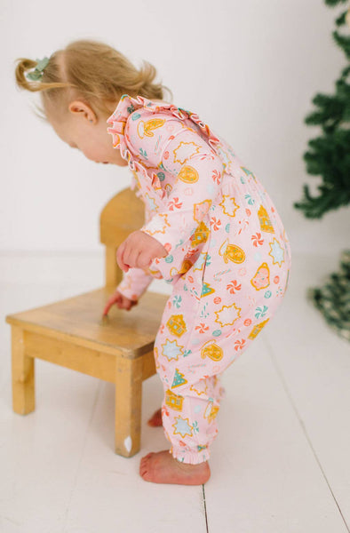 Mabel Romper in Christmas Cookies