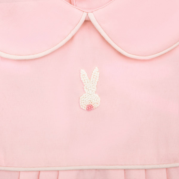 Pink French Knot Bunny Bubble (FINAL SALE)