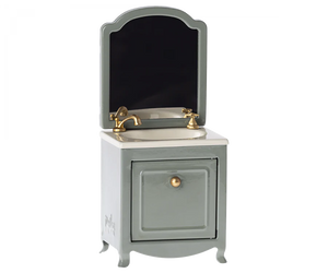 Sink w/ Mirror, Mouse - Dark Mint