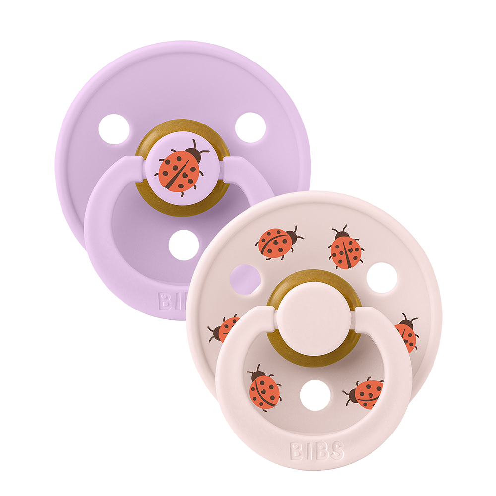 STUDIO Colour 2 PACK Ladybug - Violet Sky/Petal (Round /Size 1/ Natural Rubber Latex)