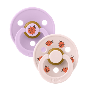 STUDIO Colour 2 PACK Ladybug - Violet Sky/Petal (Round /Size 1/ Natural Rubber Latex)