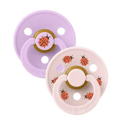 STUDIO Colour 2 PACK Ladybug - Violet Sky/Petal (Round /Size 1/ Natural Rubber Latex)