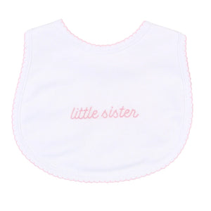 Little Sister Bib- Pink