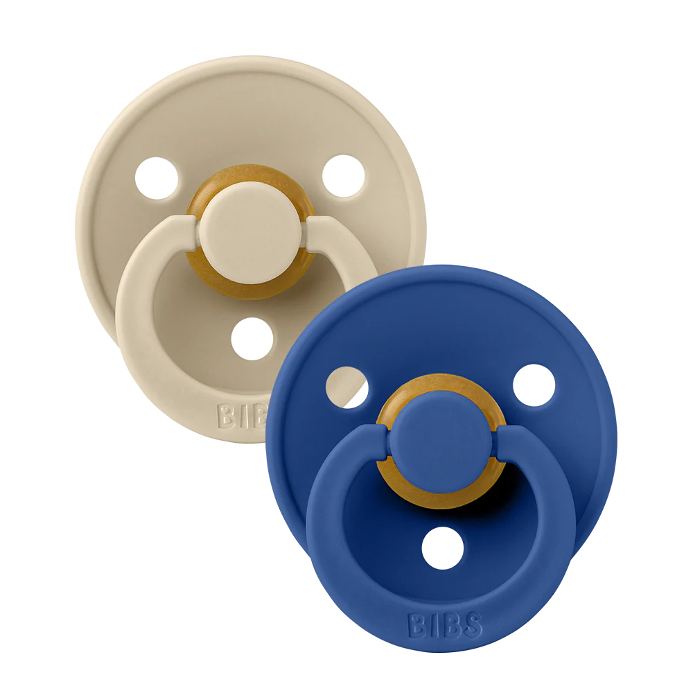 Vanilla/Cornflower BIBS Pacifier 2 PK, Size 1