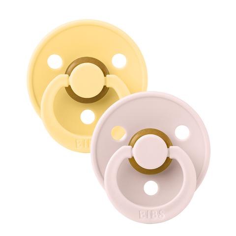 Colour 2 Pack - Pale Butter/Petal (Round /Size 2/ Natural Rubber Latex)