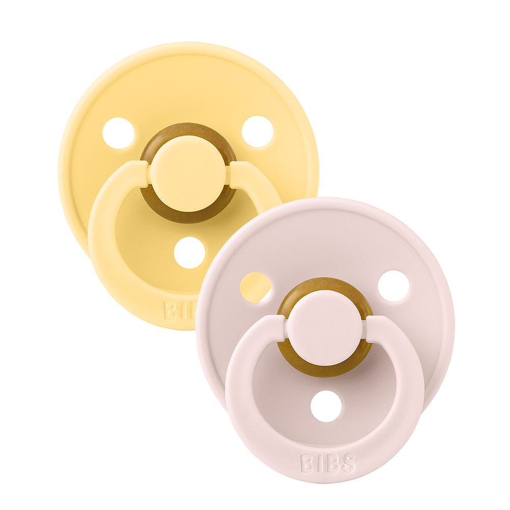 Colour 2 Pack - Pale Butter/Petal (Round /Size 1/ Natural Rubber Latex)