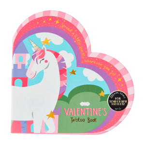 Unicorn Valentines Tattoo Book