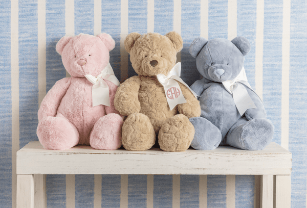 Honey Monogram Me Bear Plush Pal