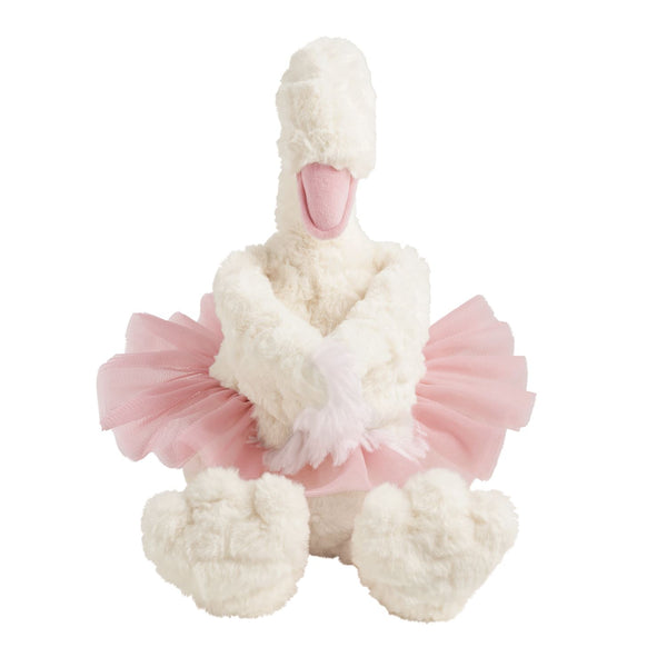 Swan Mama & Baby Plush Set