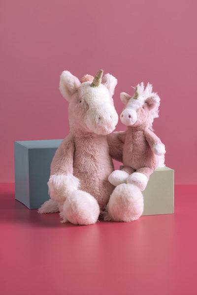 Unicorn Mama & Baby Plush Set