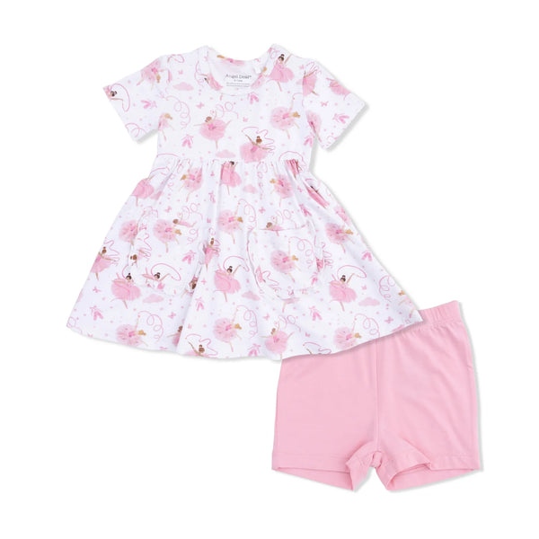 Ribbon Ballerinas - Twirly Dress & Cartwheel Short