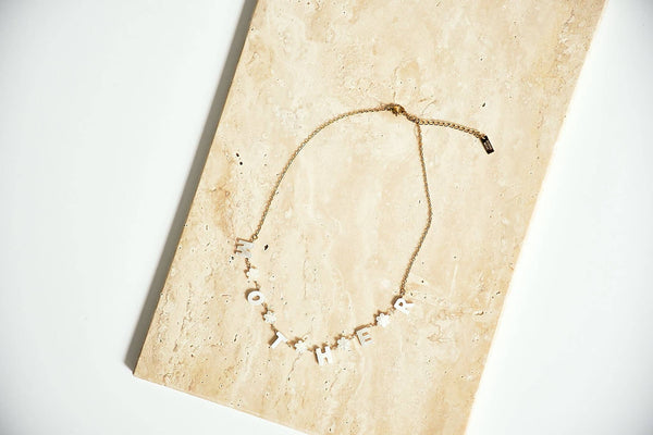 Mother Necklace - Gold + Pearl
