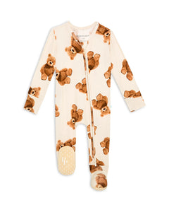 Teddy Freddy - Footie Zippered One Piece