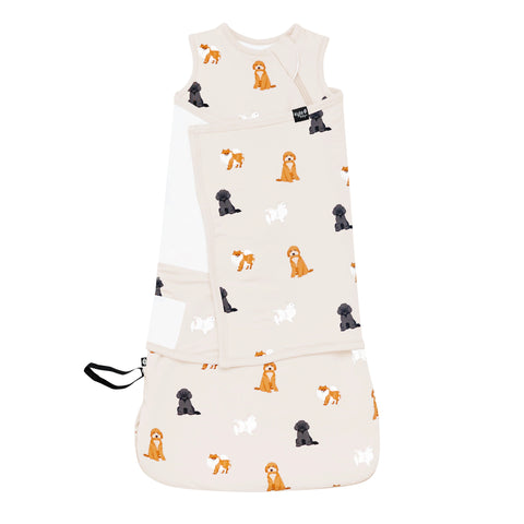 Sleep Bag Swaddler in Fluffy Dog 1.0 TOG