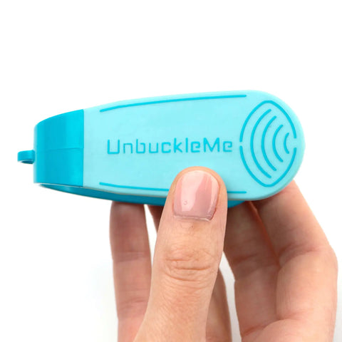 UnbuckleMe Car Seat Buckle Release Tool (Aqua Blue)