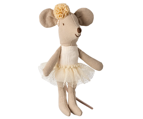 Ballerina mouse, Little sister - Off white