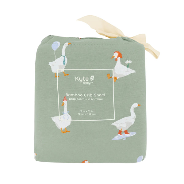 Crib Sheet in Silly Goose