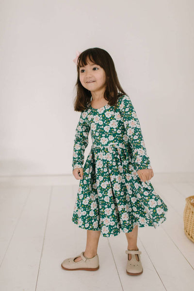 Gwendolyn Dress in Canyon Flower | Girls fall Dress