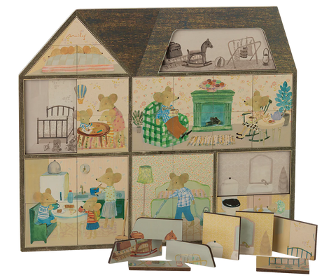 Mouse hole Farmhouse puzzle