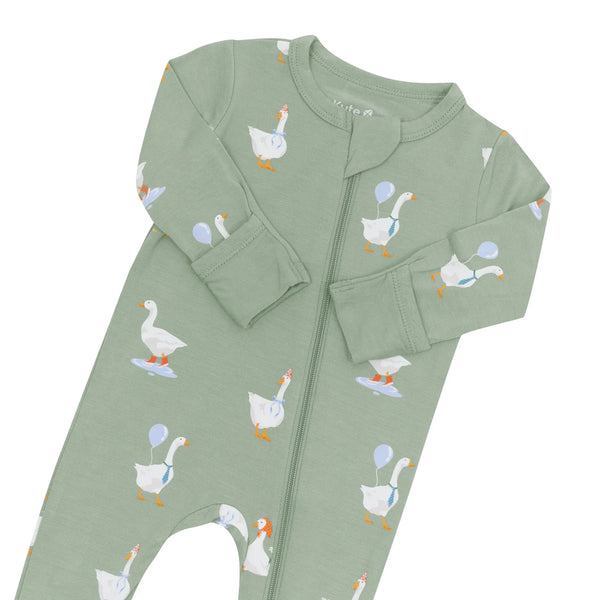 Silly Goose Zippered Footie