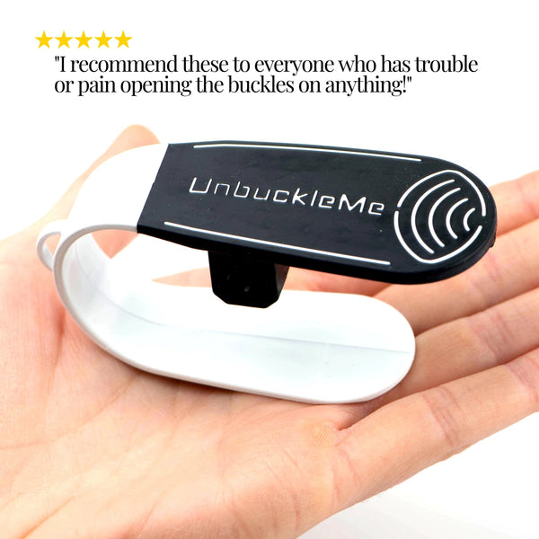 UnbuckleMe Car Seat Buckle Release Tool (Black/White)