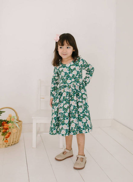 Gwendolyn Dress in Canyon Flower | Girls fall Dress