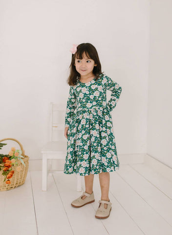 Gwendolyn Dress in Canyon Flower | Girls fall Dress