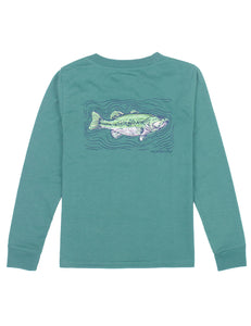 LD Spotted Bass LS Teal
