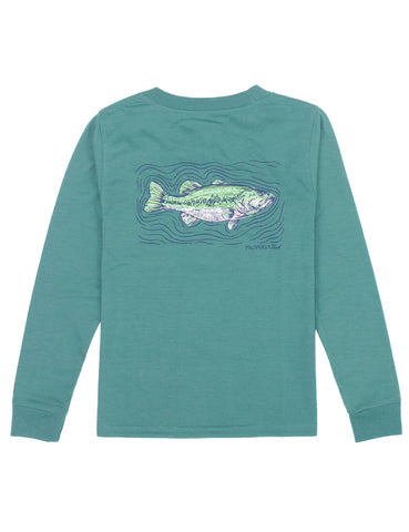 LD Spotted Bass LS Teal