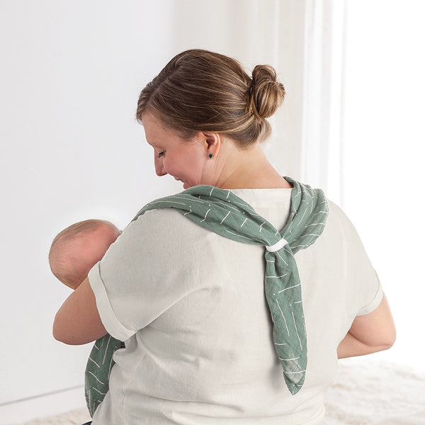 Breastfeeding Boss Sage Mudcloth