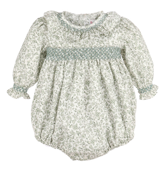 Heirloom Floral Bubble, Green