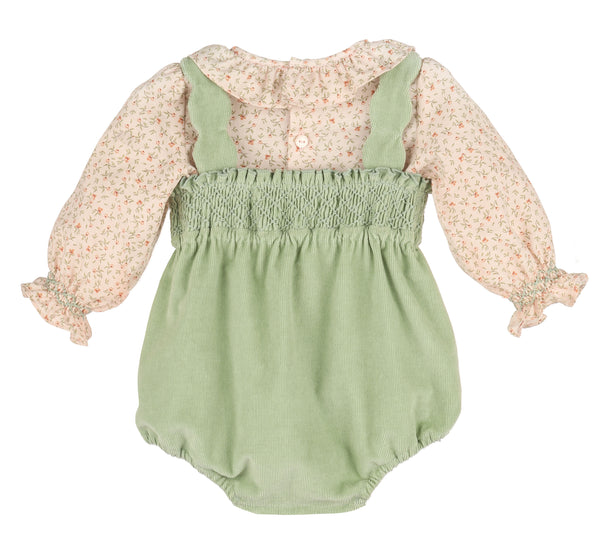 Pumpkin Patch Playdate Overall, Green