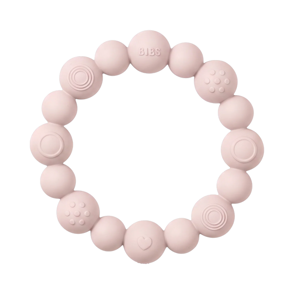 Beaded Teething Ring - Petal