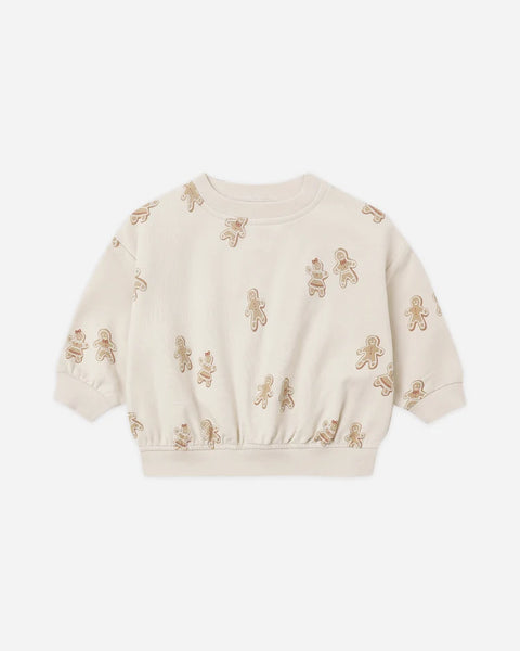 Relaxed Fleece Sweatshirt Gingerbread