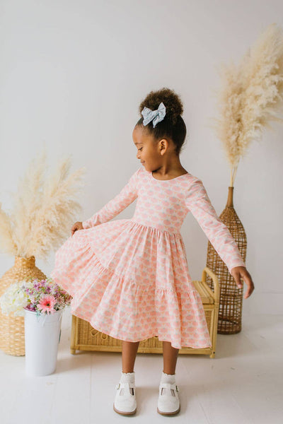 Gwendolyn Ruffle Dress in Petal Pop