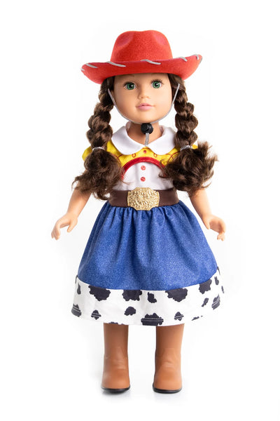 Doll Cowgirl Dress with Hat